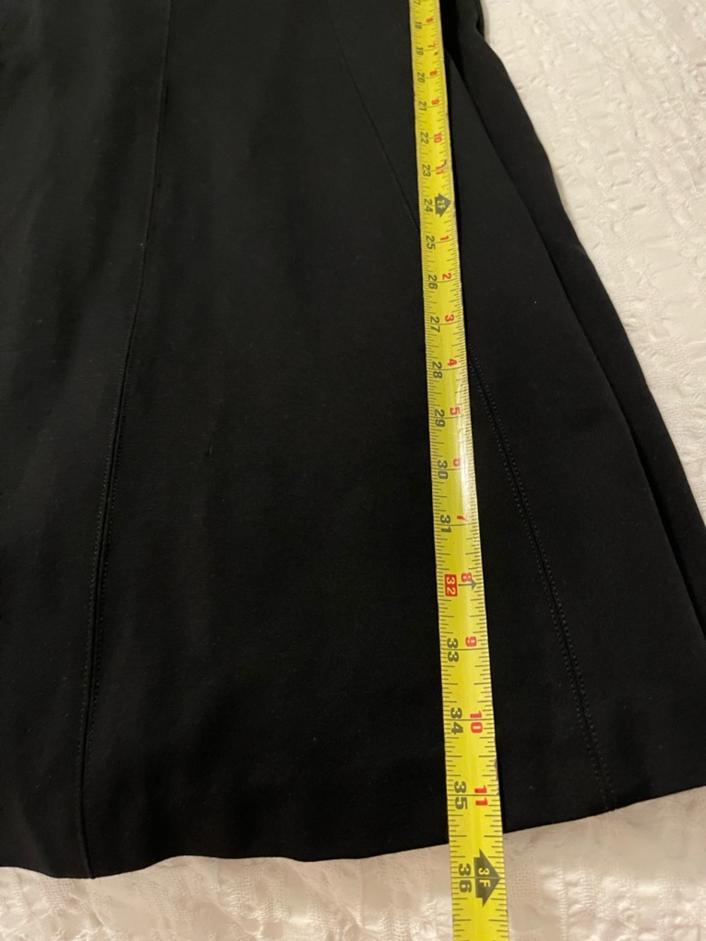 Spanx Size L The Perfect Fit & Flare Black Ponte Sleeveless skater Dress 20381R - Picture 8 of 10